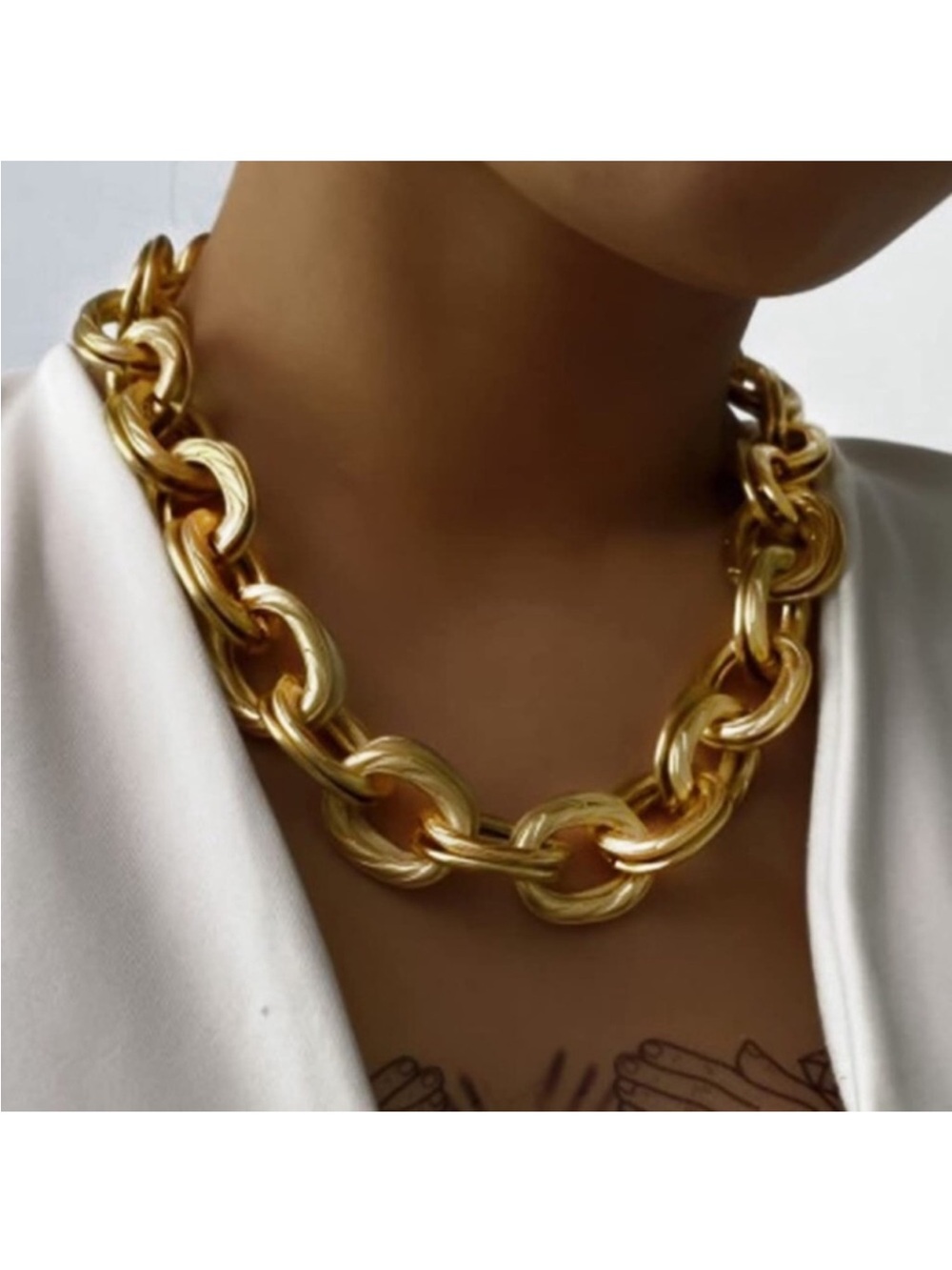 Double O Link 14k Gold plated  Necklace 🆕